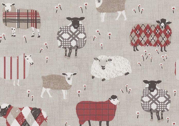 Baa Baa, Peony - Twist&Fit Roman Blind - Image 7